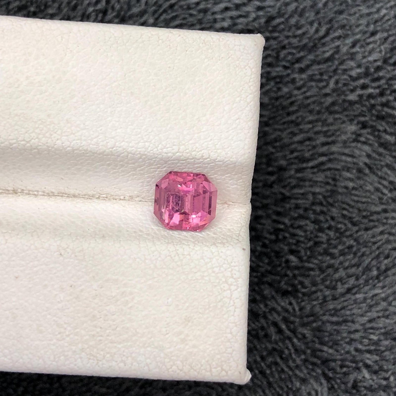 Asscher Cut Jewelry Size Pink Tourmaline Gemstone From Afghanistan - 1.105 Carat (1 of 6)