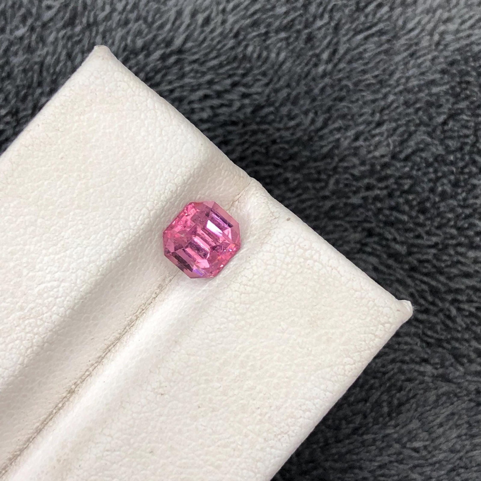 Asscher Cut Jewelry Size Pink Tourmaline Gemstone From Afghanistan - 1.105 Carat - 2