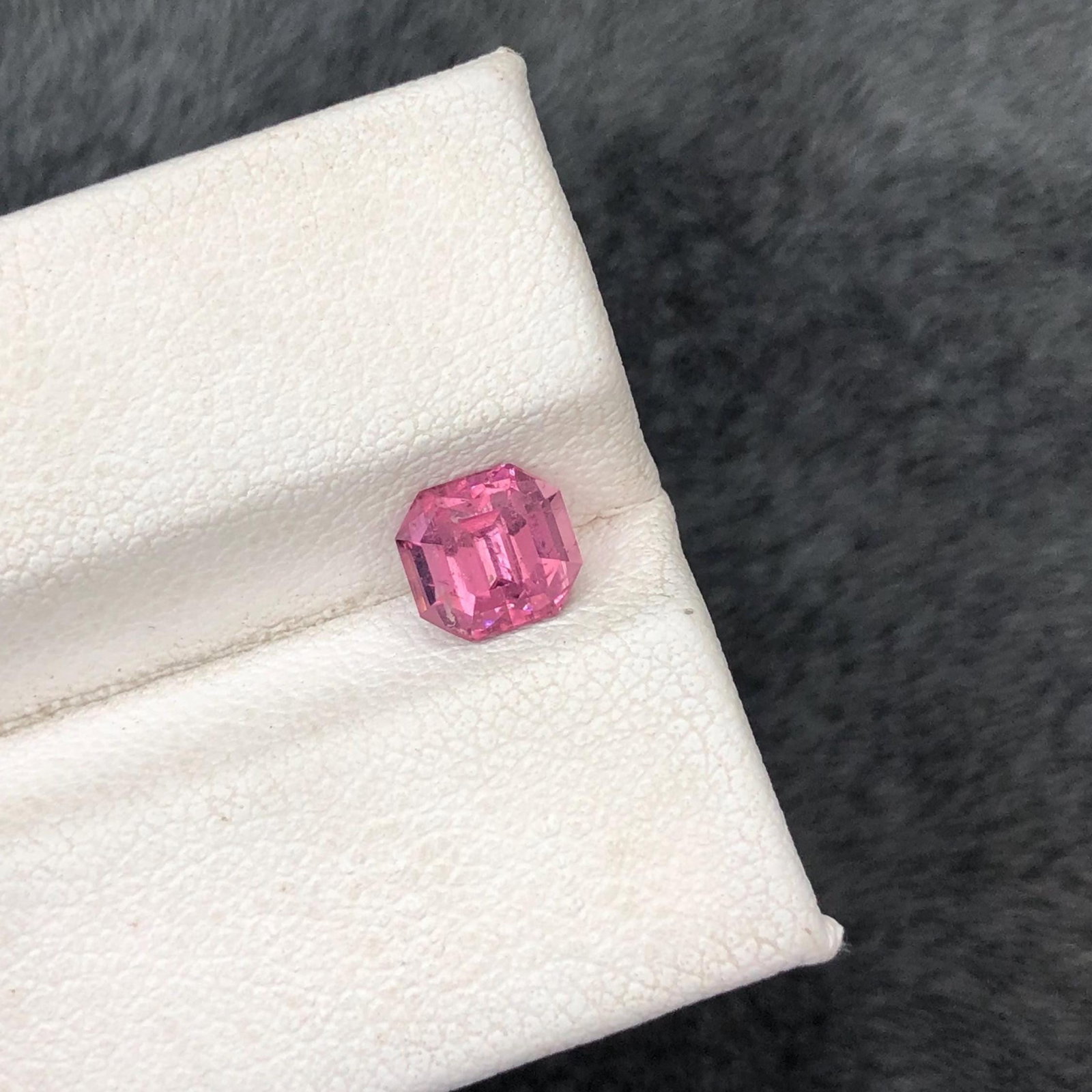 Asscher Cut Jewelry Size Pink Tourmaline Gemstone From Afghanistan - 1.105 Carat - 3