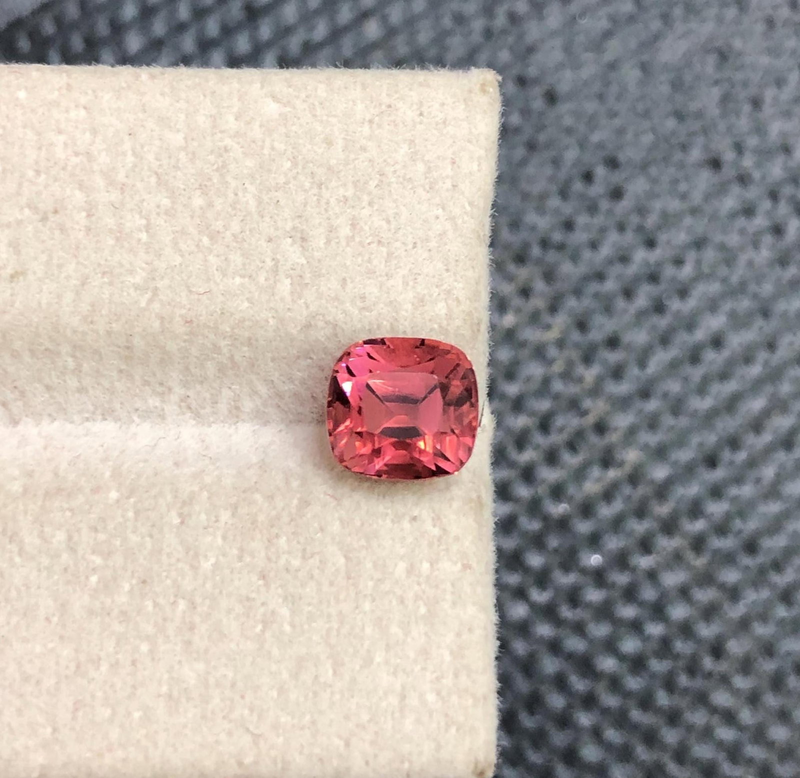 Hot Pink Tourmaline Gemstone: Natural Cushion Cut, Afghanistan Origin - 4