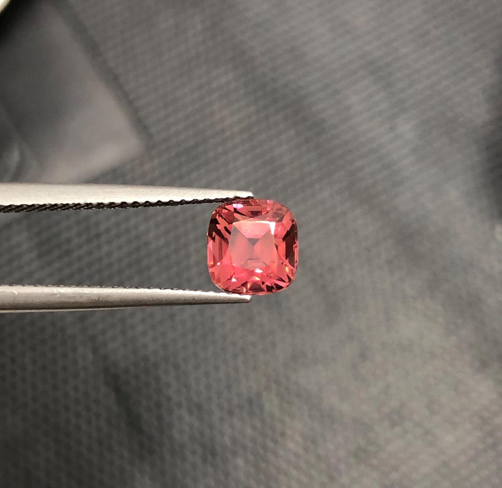 Hot Pink Tourmaline Gemstone: Natural Cushion Cut, Afghanistan Origin - 5