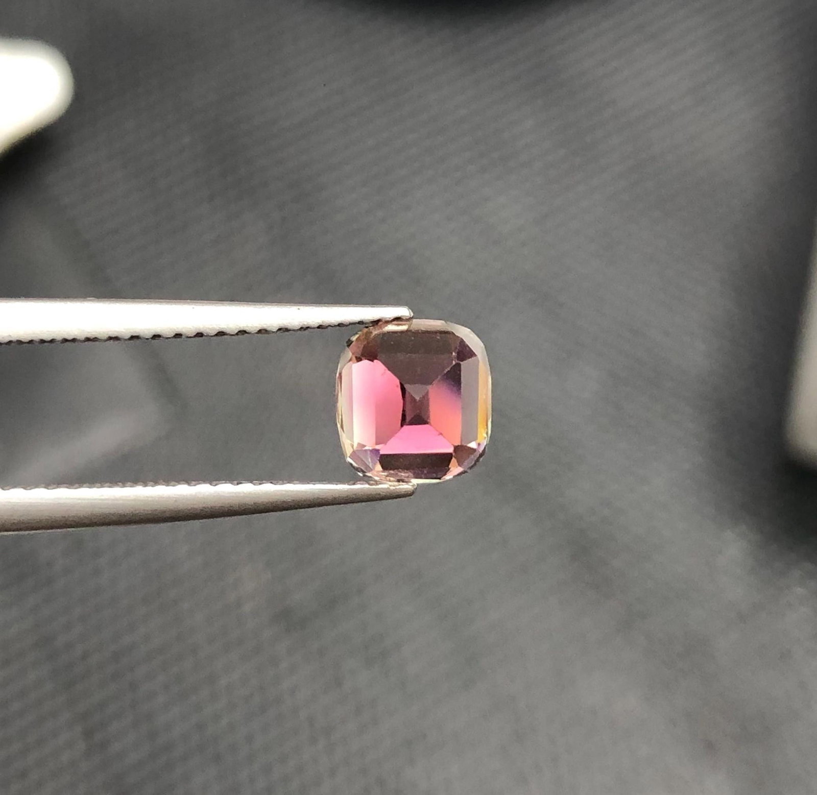 Hot Pink Tourmaline Gemstone: Natural Cushion Cut, Afghanistan Origin - 7