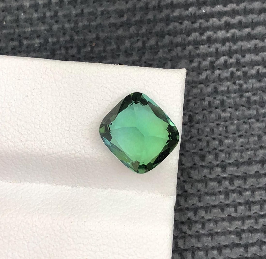 Bluish Green Tourmaline Gemstone: Afghanistan Flawless Cut, 3.13 Carats - 7