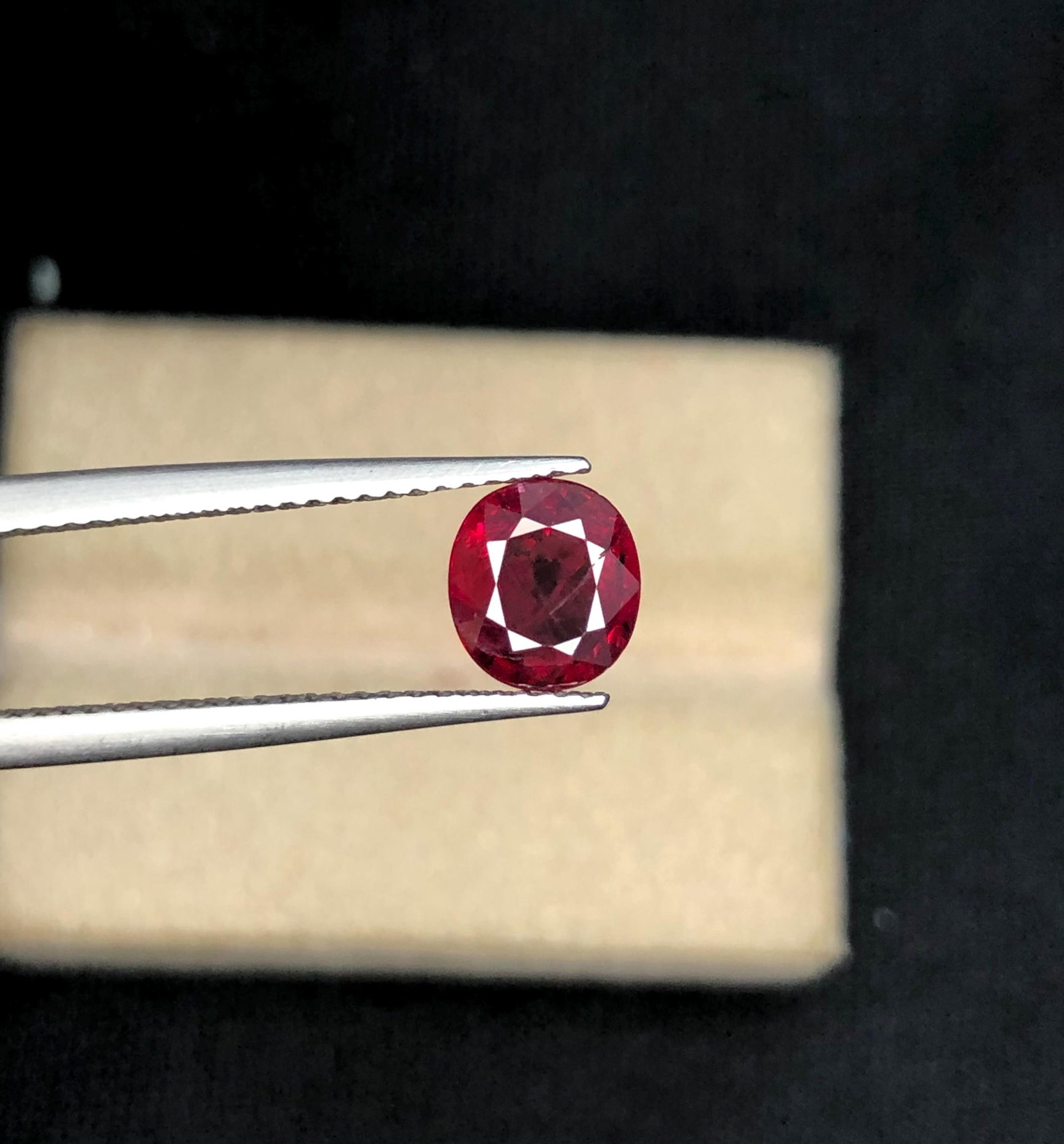 Natural No Heat Deep Red Mozambique Ruby Oval Cut Gemstone For Jewellery - 1.50 Carat: Highlights Supplies for making crafts Materials: Gemstone: Ruby Carat weight: 1.50 Ruby Details Weight : 1.50 carat Dimensions : 7*6.3*3.5 mm Shape : Oval Cut Color : Red Treatment : None Hard