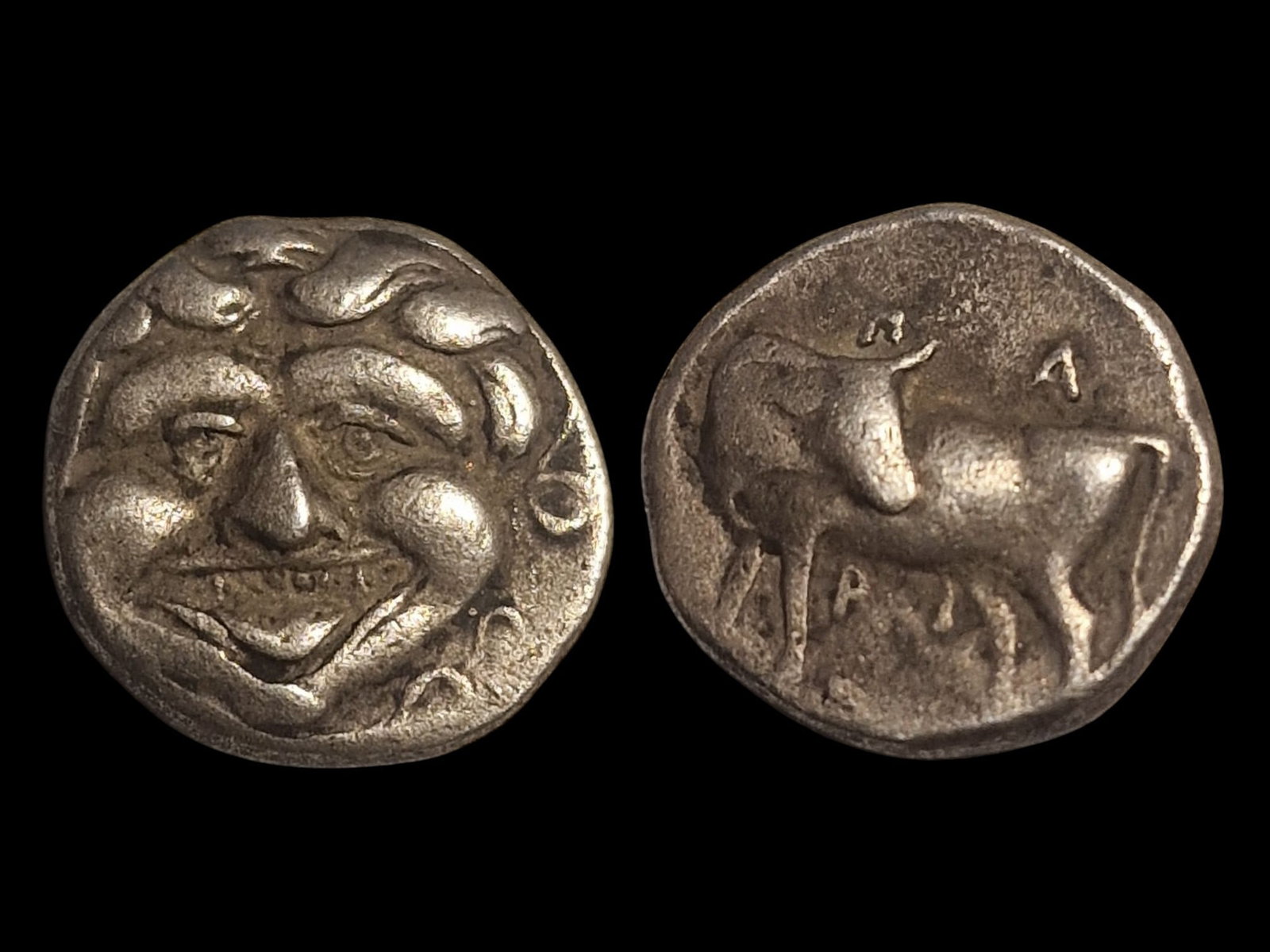 THE ARCHAIC CHARM OF MYSIA | SILVER DIOBOL OF PARION: Title: THE ARCHAIC CHARM OF MYSIA | SILVER DIOBOL OF PARION Description: Historical Significance: A Guardian of the PropontisJourney back to the 4th Century BC with this silver Diobol from the city