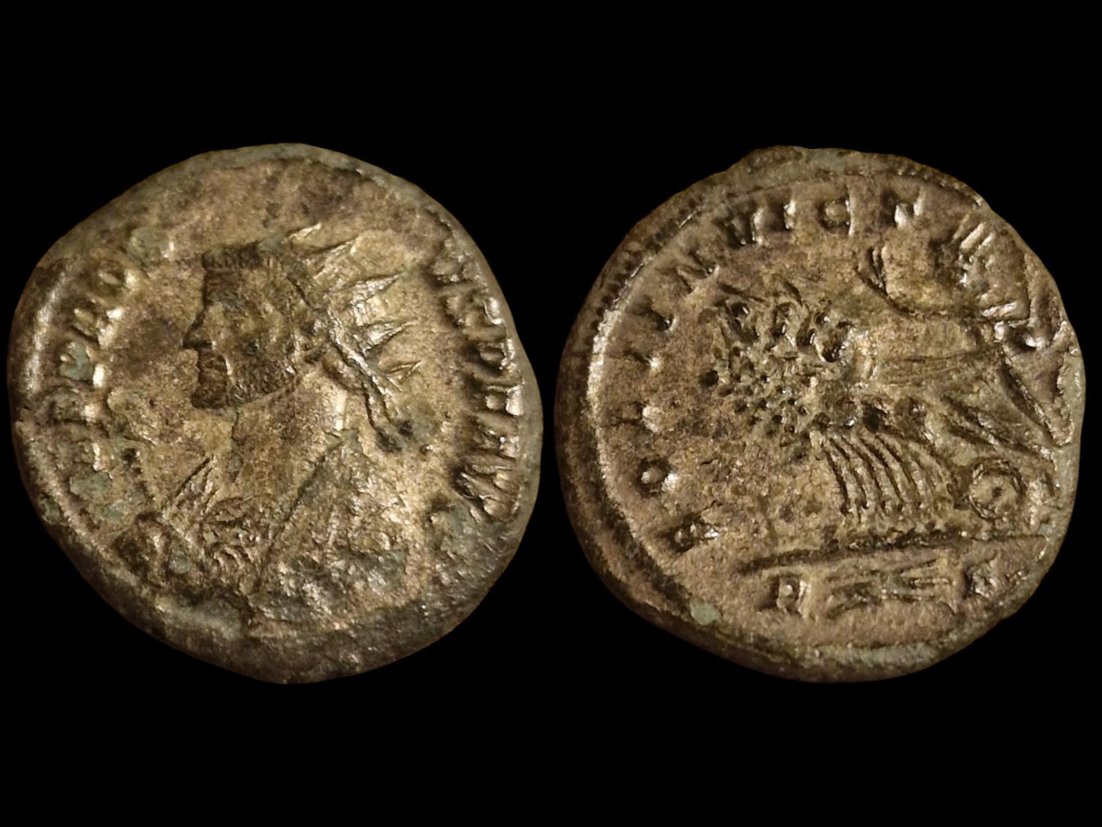 THE RESTORER OF THE WORLD | PROBUS SILVERED ANTONINIANUS: Title: THE RESTORER OF THE WORLD | PROBUS SILVERED ANTONINIANUS Description: Historical Narrative: The Soldier-Emperor. Struck during the 3rd-century crisis, this Antoninianus celebrates Probus, a