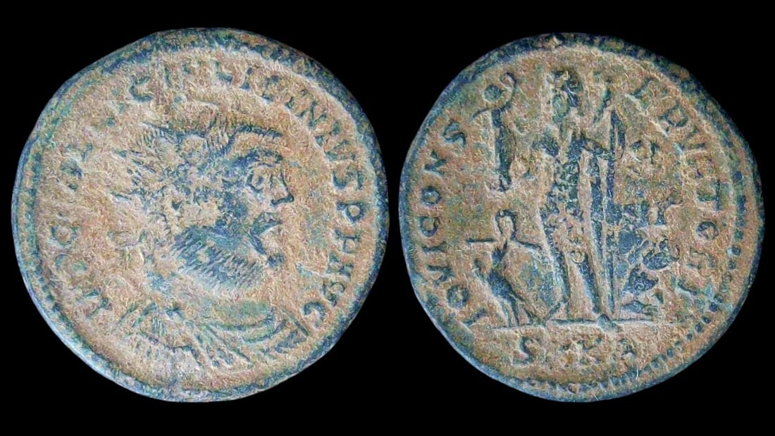 Maximianus Herculius AE Antoninianus, CONCORDIA MILITVM Reverse, Heraclea Mint: Title: Maximianus Herculius AE Antoninianus, CONCORDIA MILITVM Reverse, Heraclea Mint Description: Roman Empire. Maximianus Herculius, AD 286–305. AE Antoninianus. Heraclea mint, AD 292–29