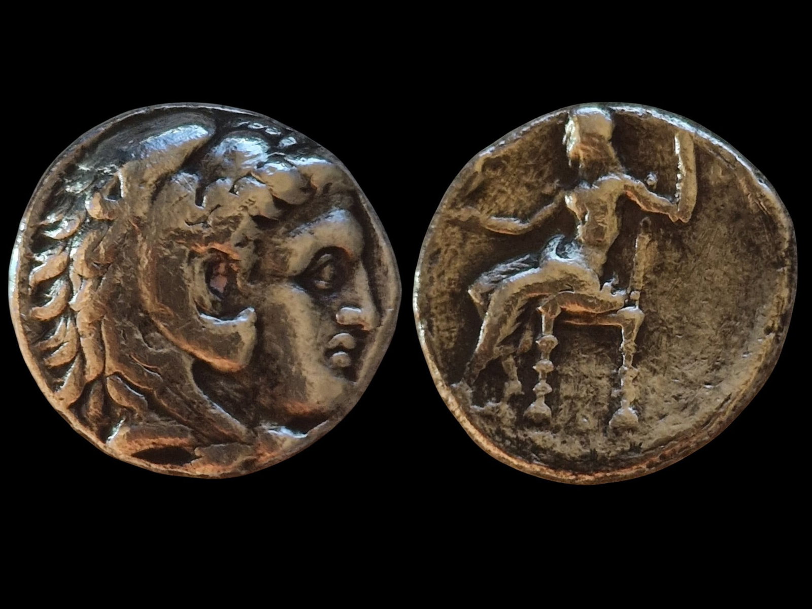 Alexander III “The Great?? AR Tetradrachm, Herakles & Zeus, Silver, 16.7g, 25mm, Numisma COA (1 of 3)
