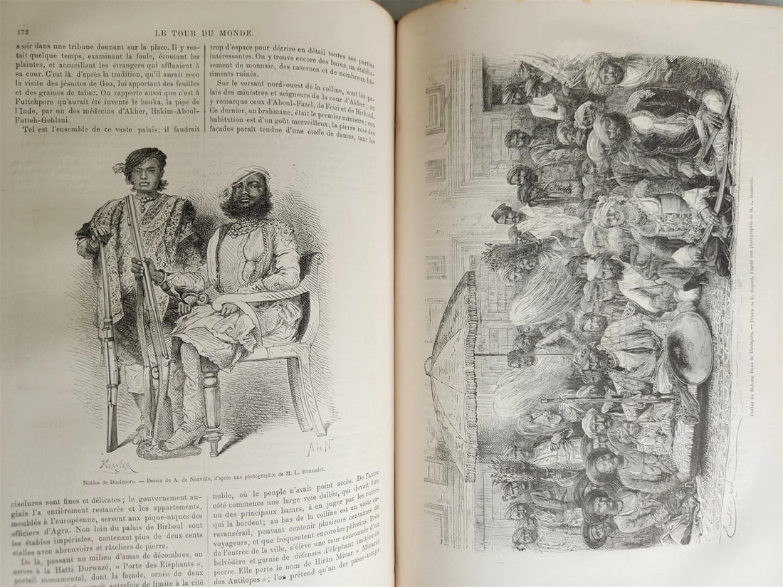 1872 HISTORY VOYAGES ILLUSTRATED antique AFRICA RUSSIA INDIA SUMATRA INDO-CHINA - 13