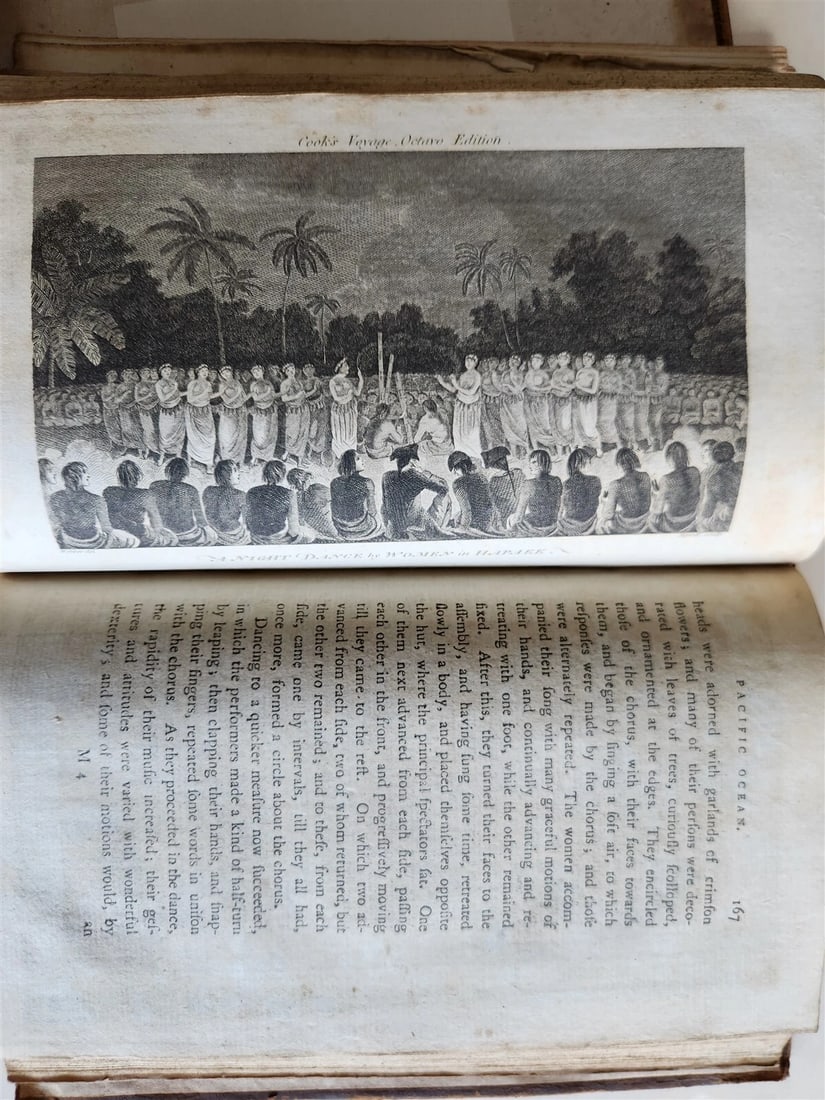 1785-86 VOYAGE of CAPTAIN COOK 4 vols ILLUSTRATED w/ 48 PLATES antique ENGLISH - 6