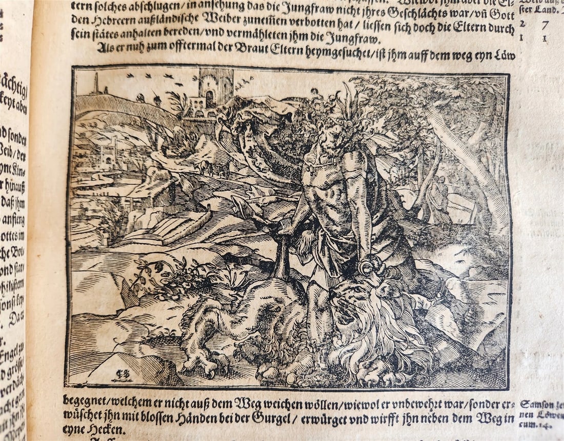 1590 FLAVIUS JOSEPHUS ILLUSTRATED JEWISH HISTORY antique MASSIVE FOLIO JUDAICA - 10