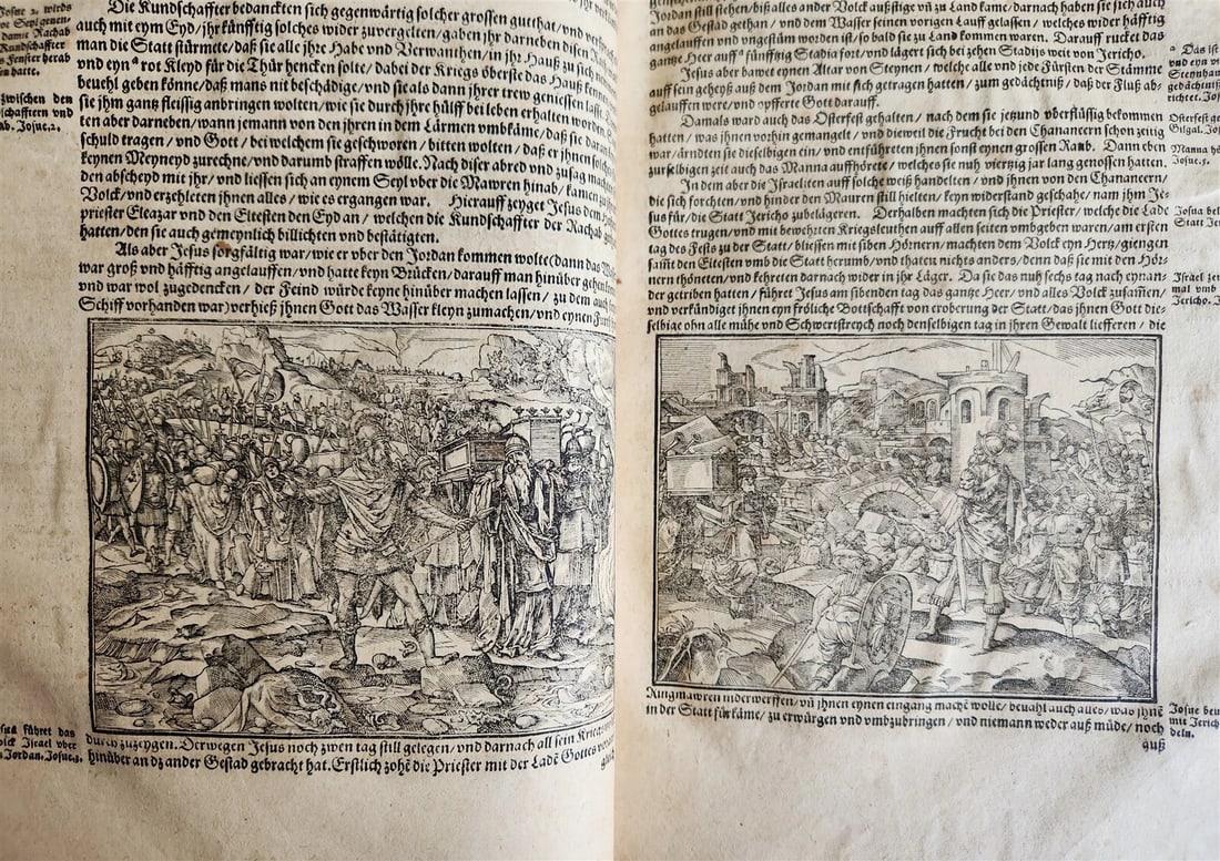 1590 FLAVIUS JOSEPHUS ILLUSTRATED JEWISH HISTORY antique MASSIVE FOLIO JUDAICA - 12