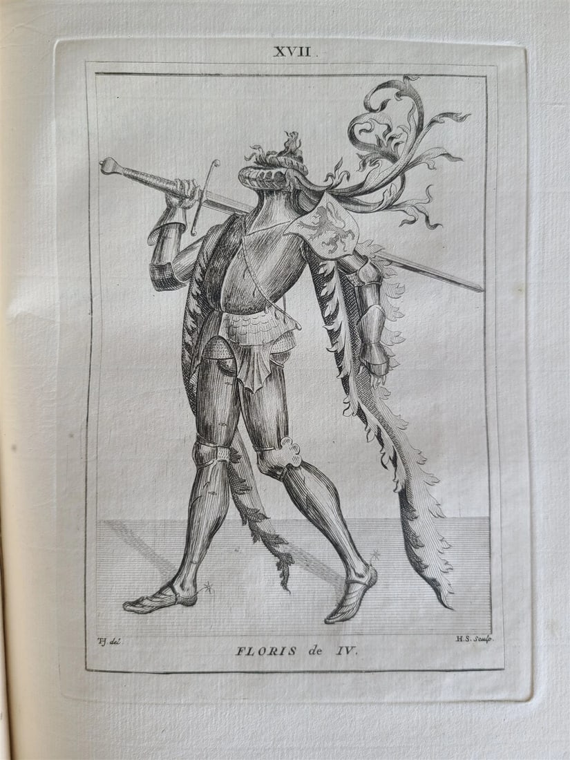 1745 NETHERLANDS HISTORY antique ILLUSTRATED w/ 32 PLATES De graaven van Holland - 9