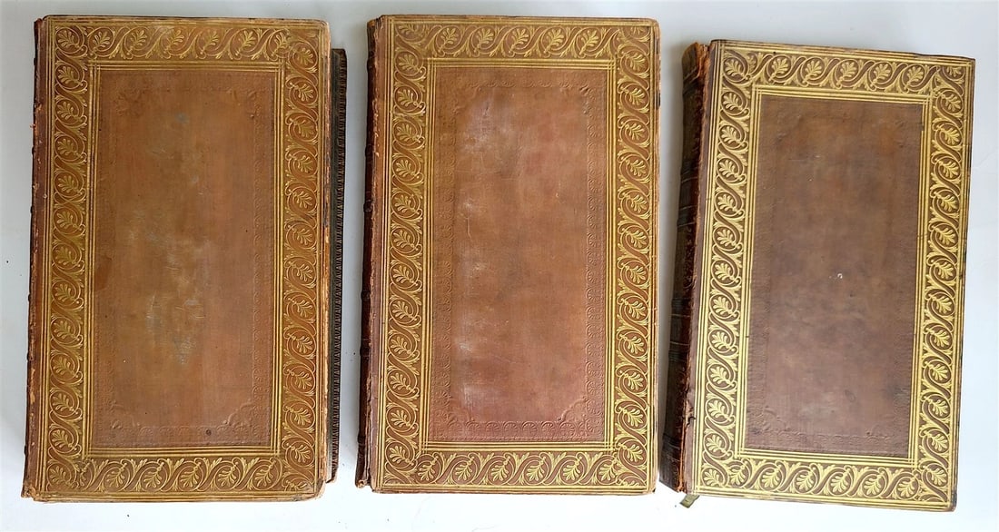 1816 DISCOURSES on VARIOUS SUBJECTS by J. TAYLOR 3 VOLS antique BOSTON AMERICANA - 4
