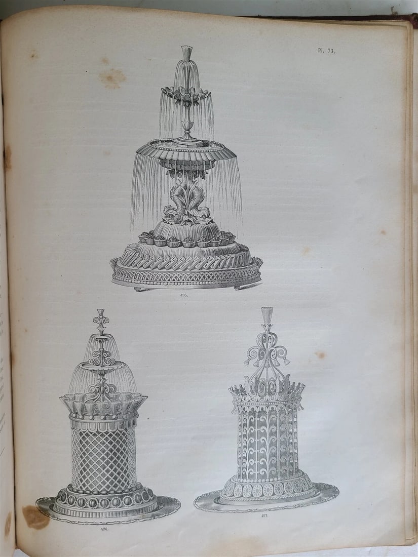 1890 CLASSIC CUISINE 2 VOLUMES in FRENCH antique BEAUTIFULLY ILLUSTRATED FOLIO - 10