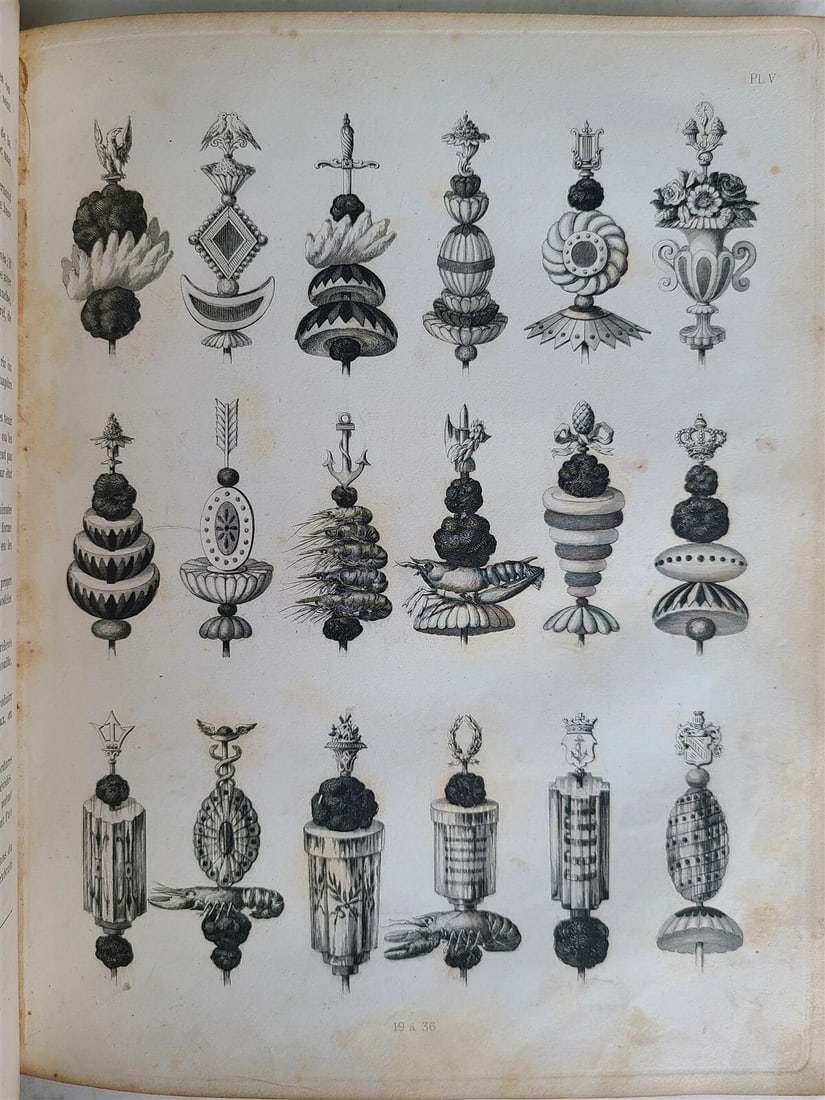 1890 CLASSIC CUISINE 2 VOLUMES in FRENCH antique BEAUTIFULLY ILLUSTRATED FOLIO - 15