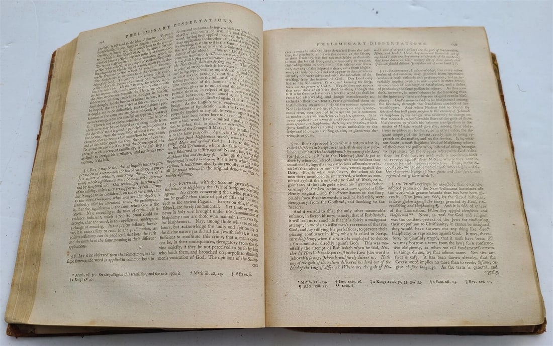 1796 FOUR GOSPELS by G. CAMPBELL antique ENGLISH BIBLE AMERICANA Philadelphia - 3