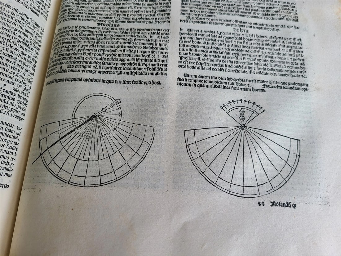 1495 INCUNABULA BIBLE 3 FOLIO VOLUMES COMPLETE antique ILLUSTRATED BIBLIA LATINA - 12