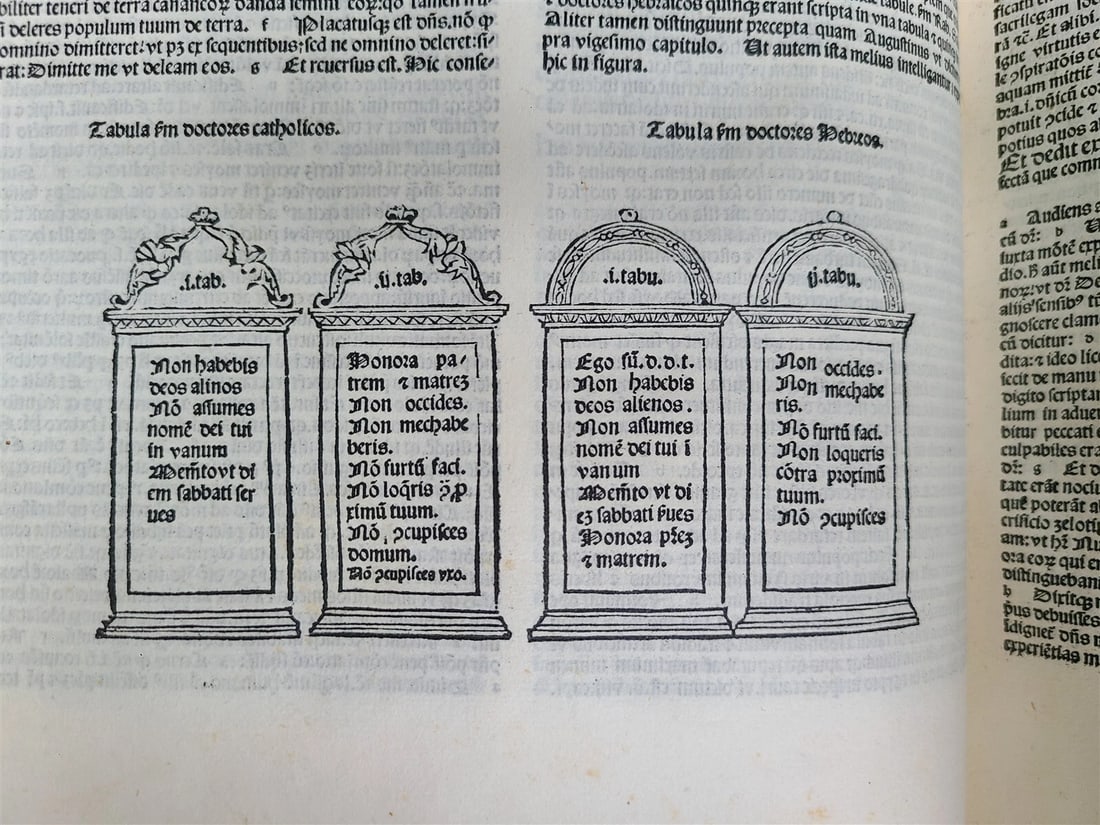 1495 INCUNABULA BIBLE 3 FOLIO VOLUMES COMPLETE antique ILLUSTRATED BIBLIA LATINA - 19