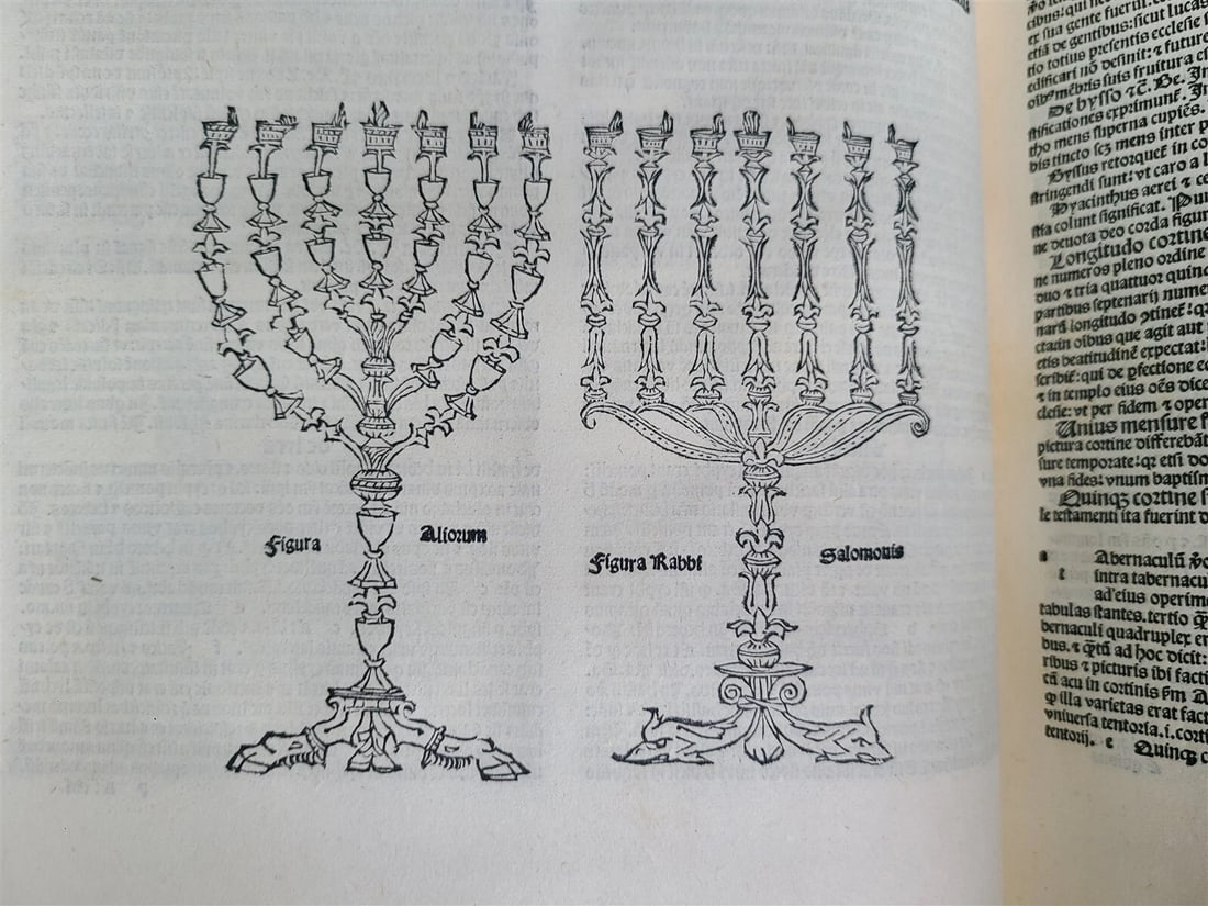 1495 INCUNABULA BIBLE 3 FOLIO VOLUMES COMPLETE antique ILLUSTRATED BIBLIA LATINA - 20