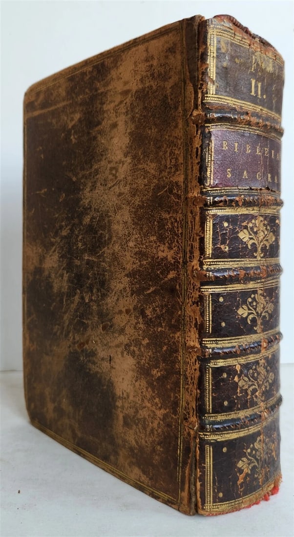 1573 BIBLE in LATIN antique FULLY ILLUSTRATED Old & New Testament - 3
