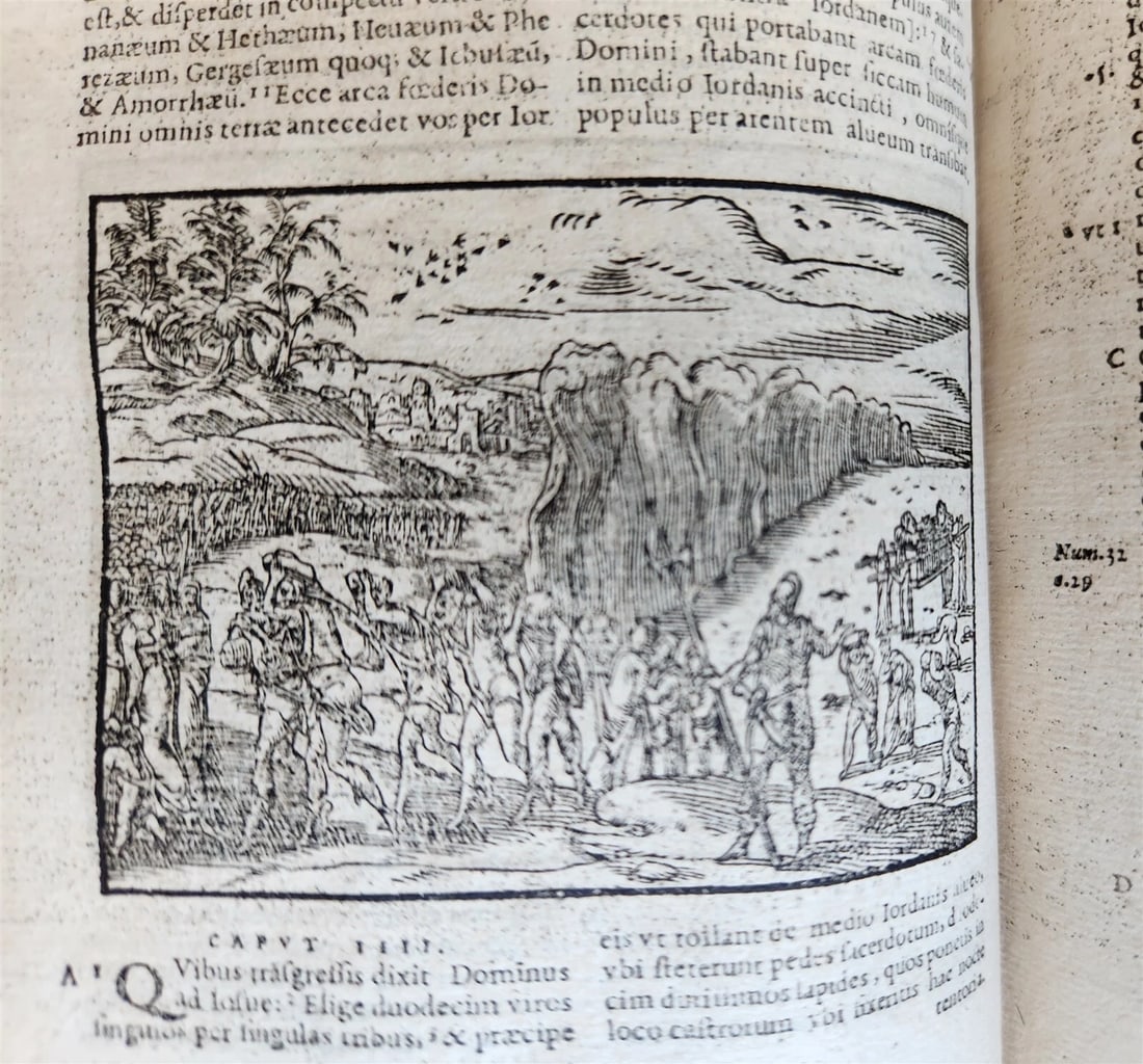 1573 BIBLE in LATIN antique FULLY ILLUSTRATED Old & New Testament - 4