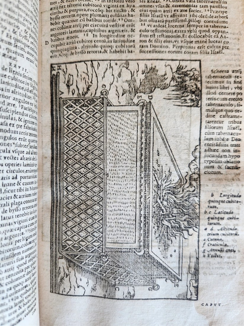 1573 BIBLE in LATIN antique FULLY ILLUSTRATED Old & New Testament - 9