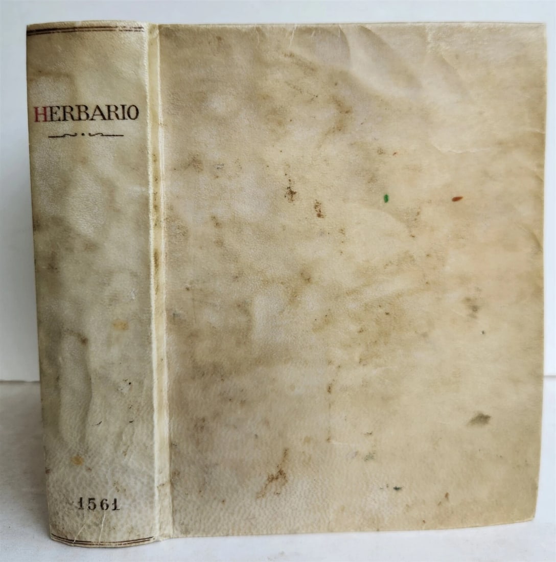 1561 PHARMACOPEIA ILLUSTRATED MEDICAL PLANTS by SANSOVINO antique 16th CENTURY - 3