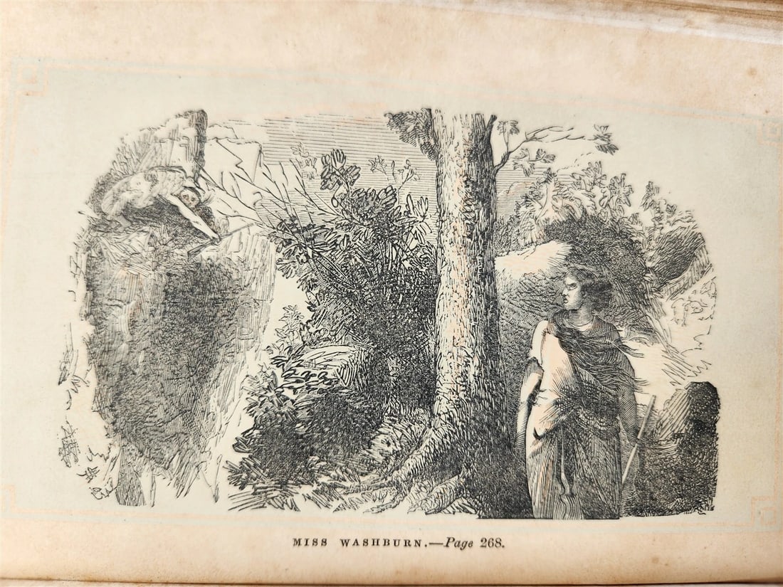 1859 DARING & HEROIC DEEDS of AMERICAN WOMEN antique ILLUSTRATED AMERICANA - 4
