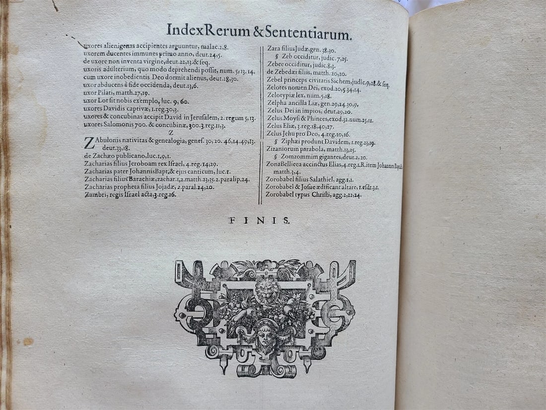 1657 BIBLE in HEBREW & GREEK antique MASSIVE FOLIO PIGSKIN OLD & NEW TESTAMENT - 15