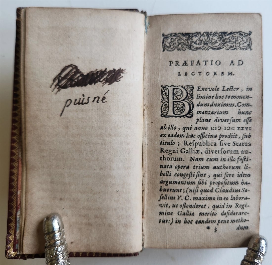 1629 SIVE FRANCORUM REGIS antique FRENCH HISTORY ELZEVIER France FINE BINDING - 7