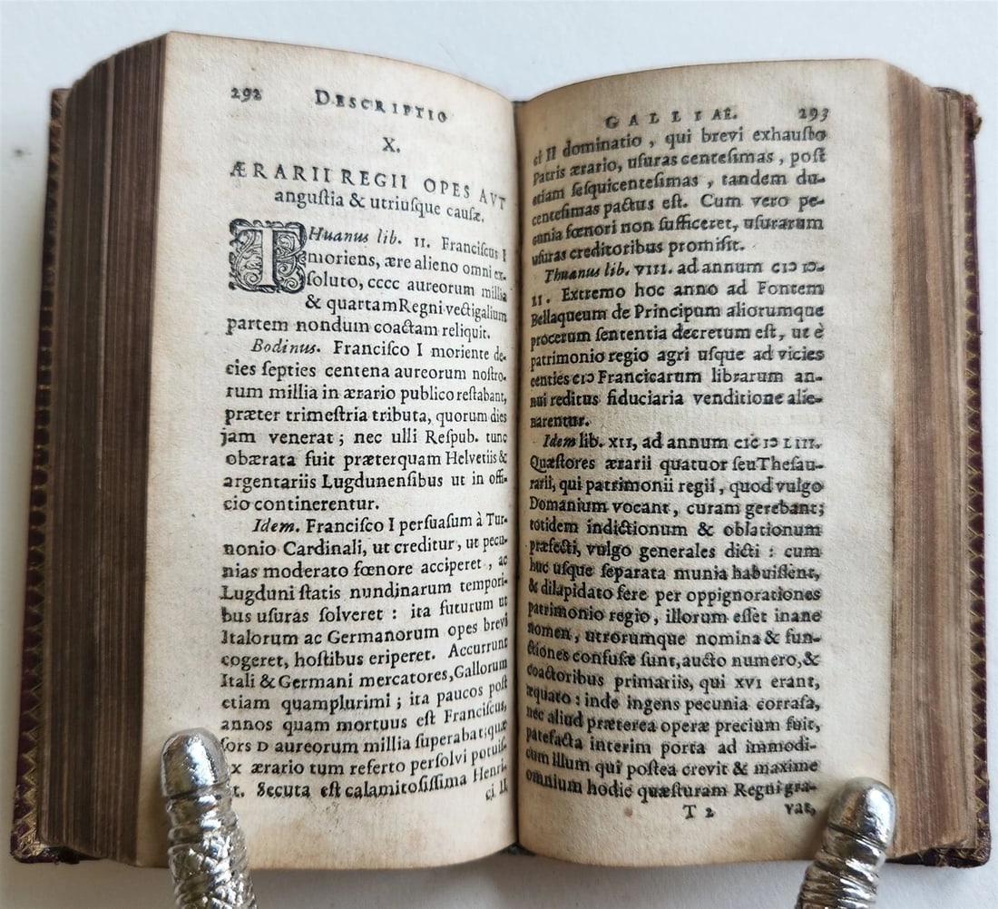 1629 SIVE FRANCORUM REGIS antique FRENCH HISTORY ELZEVIER France FINE BINDING - 9