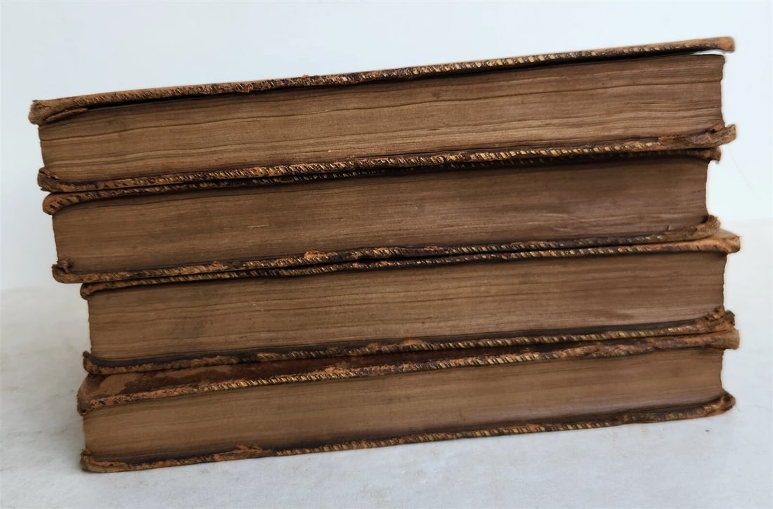 1777 DRAMATICK WORKS of GEORGE COLMAN antique 4 VOLUMES - 10