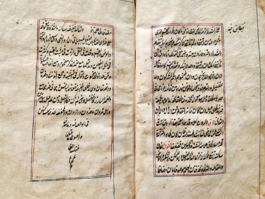 19th CENTURY ARABIC MANUSCRIPT antique Al -Wafiya fi sharh al -Kafiyya - 7