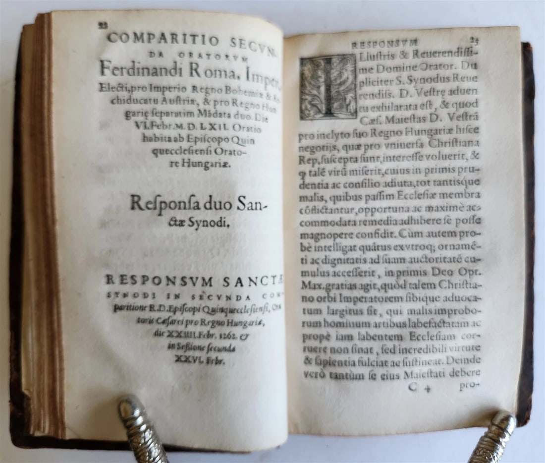 1565 Ex actis concilii Tridentini by Gerwin CALENIUS antique COUNCIL of TRENT - 6