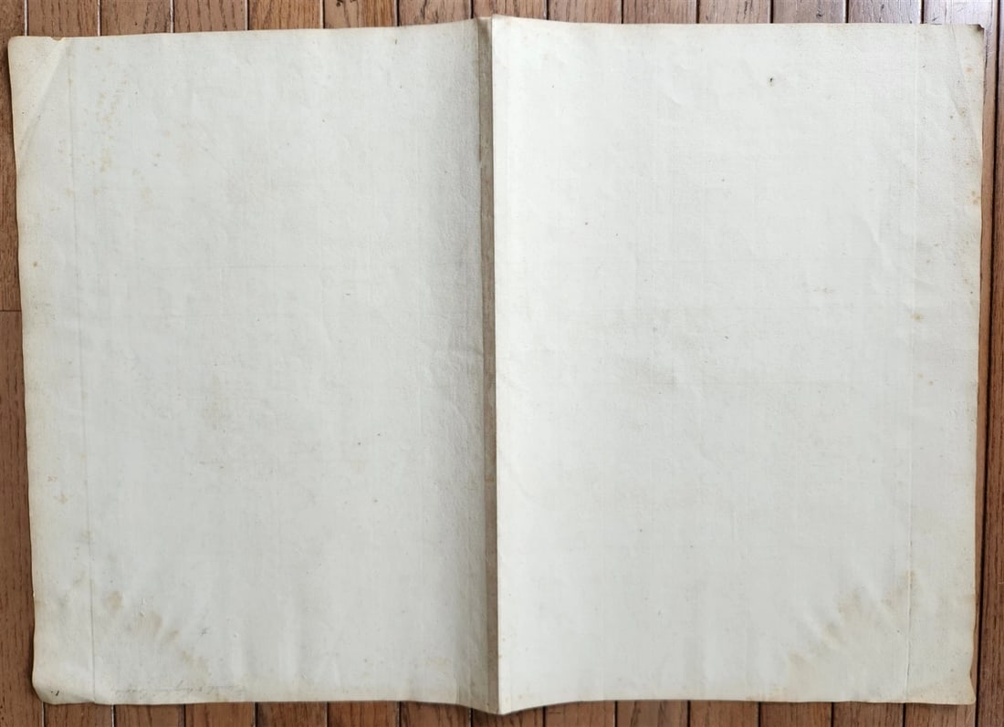 1778 MAP of FRANCE & ENGLAND antique LA MANCHE 20 3/4 by 29 1/2 inches - 2