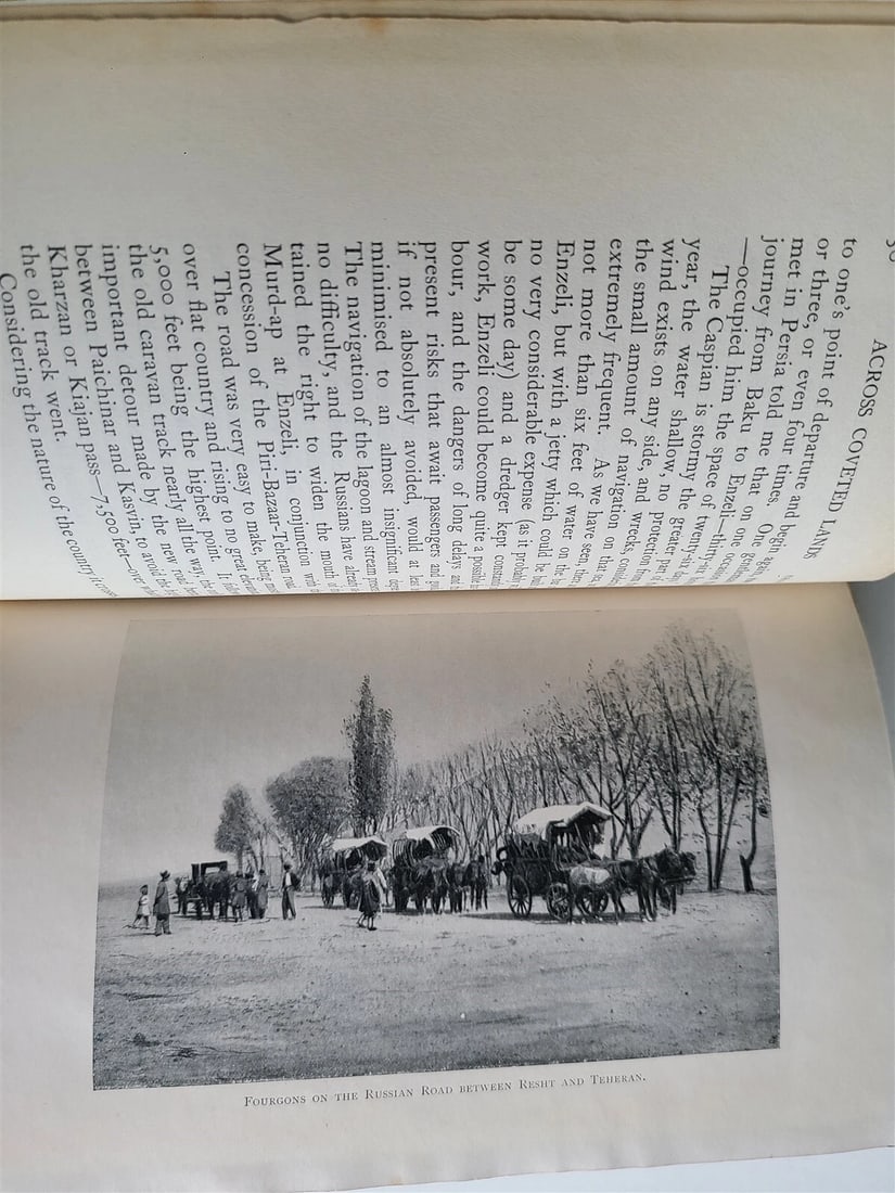 1903 ACROSS COVETED LANDS JOURNEY to CALCUTTA INDIA 2 VOLS. antique ILLUSTRATED - 6