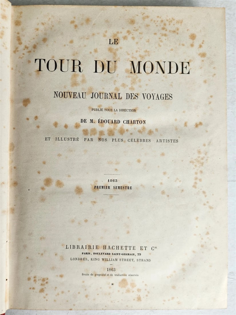 1863 HISTORY VOYAGES ILLUSTRATED antique CENTRAL ASIA SYRIA AFRICA ASSYRIA WIEN - 3