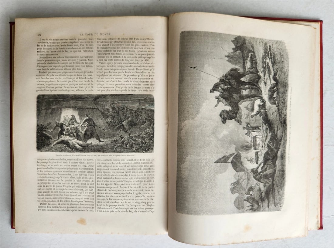 1863 HISTORY VOYAGES ILLUSTRATED antique CENTRAL ASIA SYRIA AFRICA ASSYRIA WIEN - 4