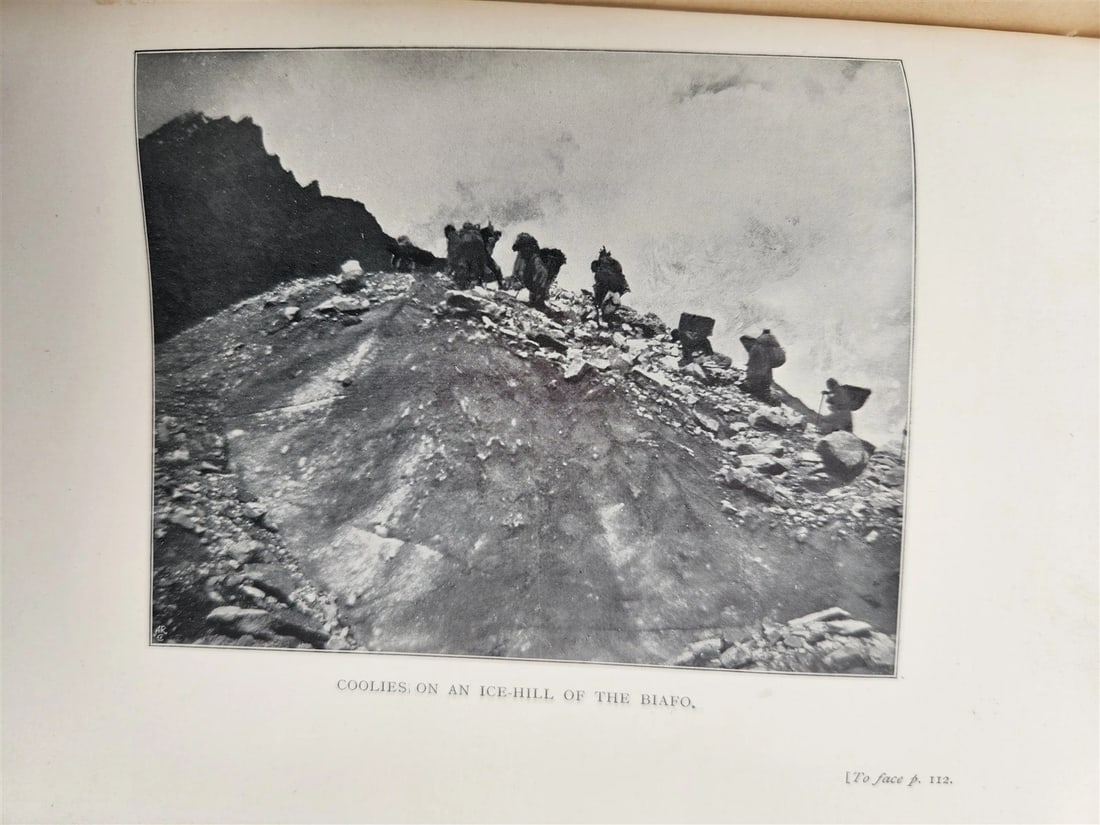 1900 IN ICE WORLD of HIMALAYA antique ILLUSTRATED Ladakh Nubra Sura Baltidstan - 10