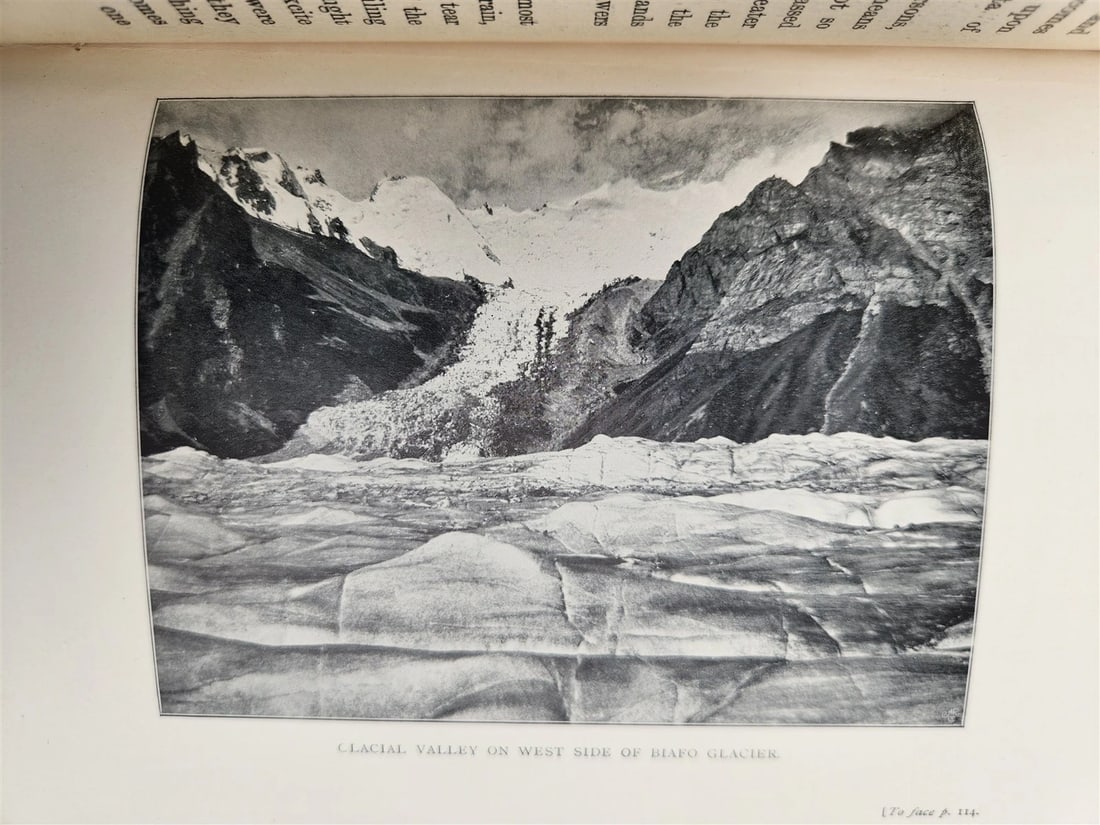 1900 IN ICE WORLD of HIMALAYA antique ILLUSTRATED Ladakh Nubra Sura Baltidstan - 18