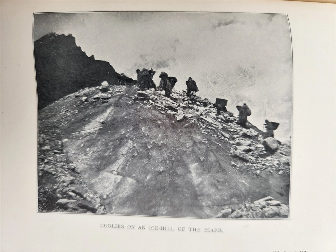 1900 IN ICE WORLD of HIMALAYA antique ILLUSTRATED Ladakh Nubra Sura Baltidstan - 19