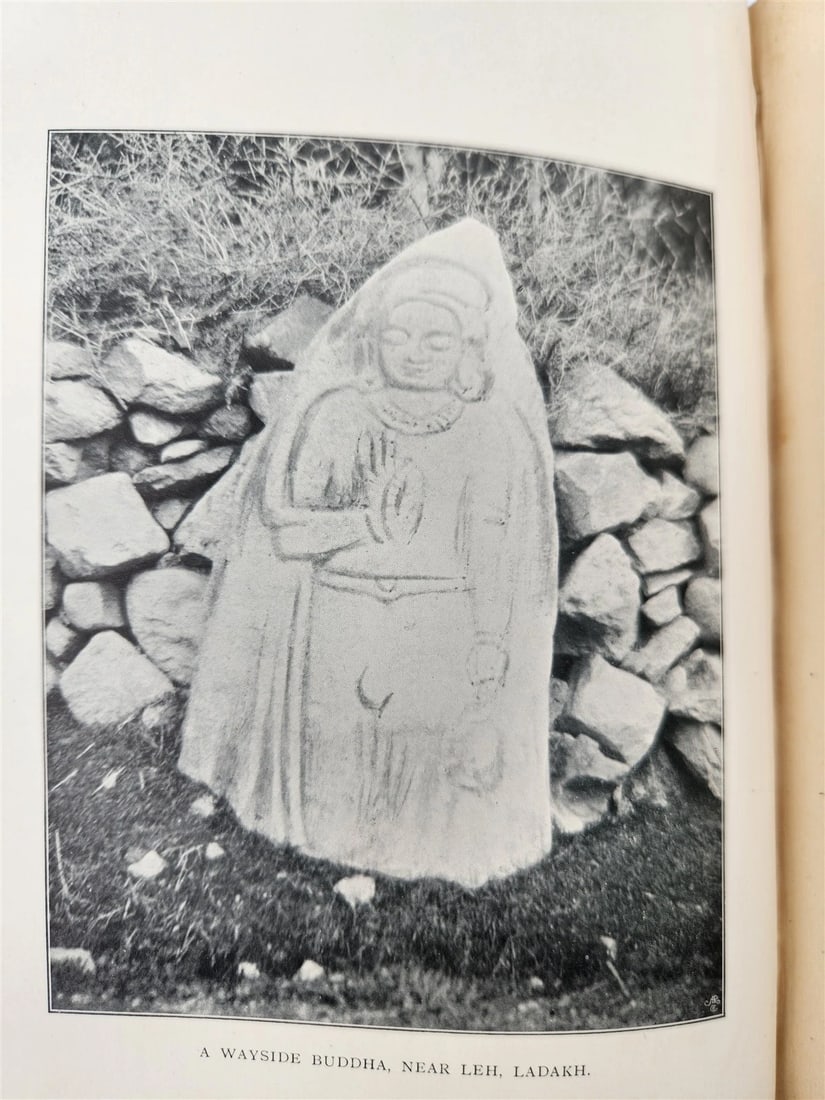 1900 IN ICE WORLD of HIMALAYA antique ILLUSTRATED Ladakh Nubra Sura Baltidstan - 7