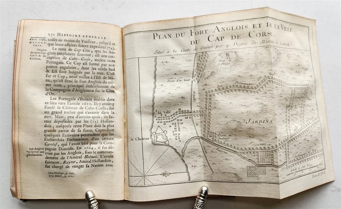 1748 HISTOIRE des VOYAGES VOL.13 antique illustrated AFRICA TRAVELS GHANA GUINEA - 11