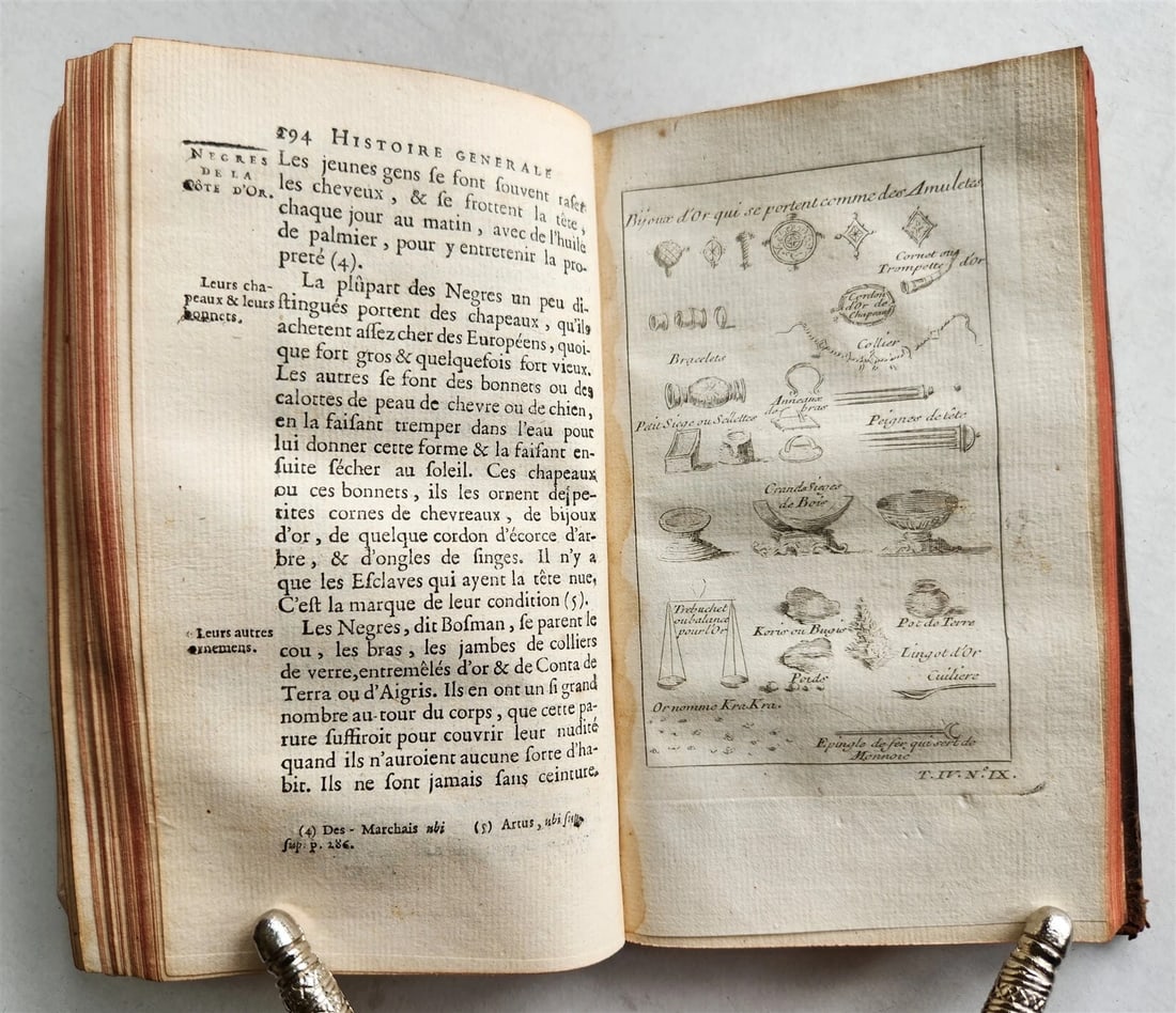 1748 HISTOIRE des VOYAGES VOL.13 antique illustrated AFRICA TRAVELS GHANA GUINEA - 15