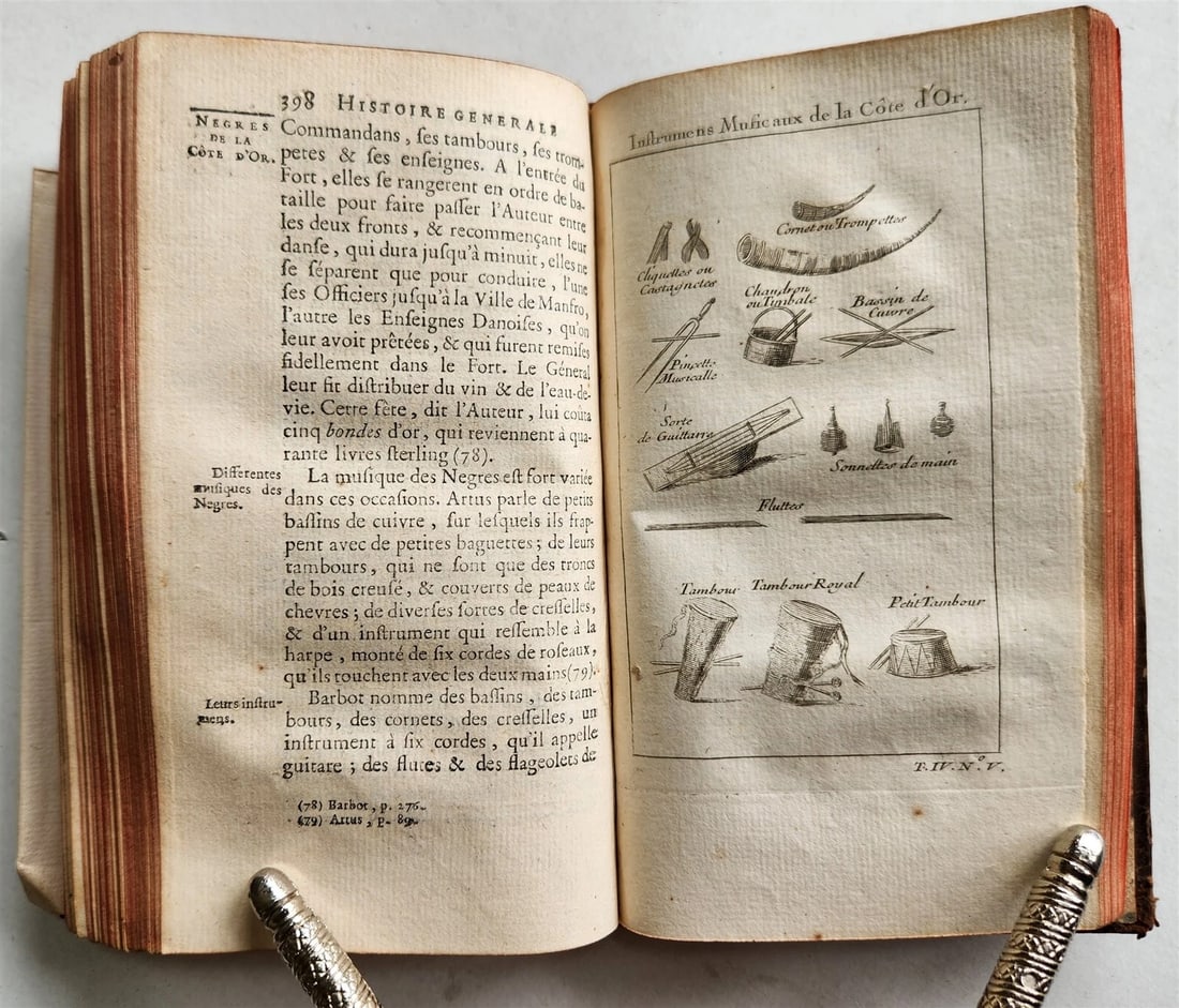 1748 HISTOIRE des VOYAGES VOL.13 antique illustrated AFRICA TRAVELS GHANA GUINEA - 16