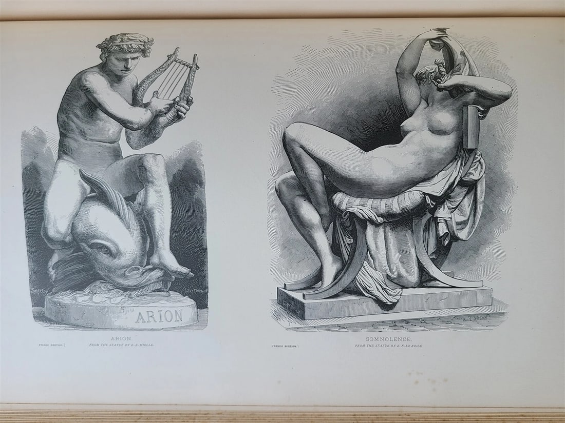 1878 MASTERPIECES of PARIS UNIVERSAL EXHIBITION antique FOLIO D'OEUVRE D'ART - 10