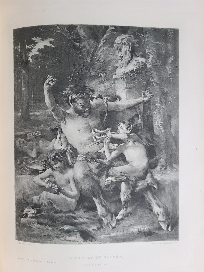 1878 MASTERPIECES of PARIS UNIVERSAL EXHIBITION antique FOLIO D'OEUVRE D'ART - 19