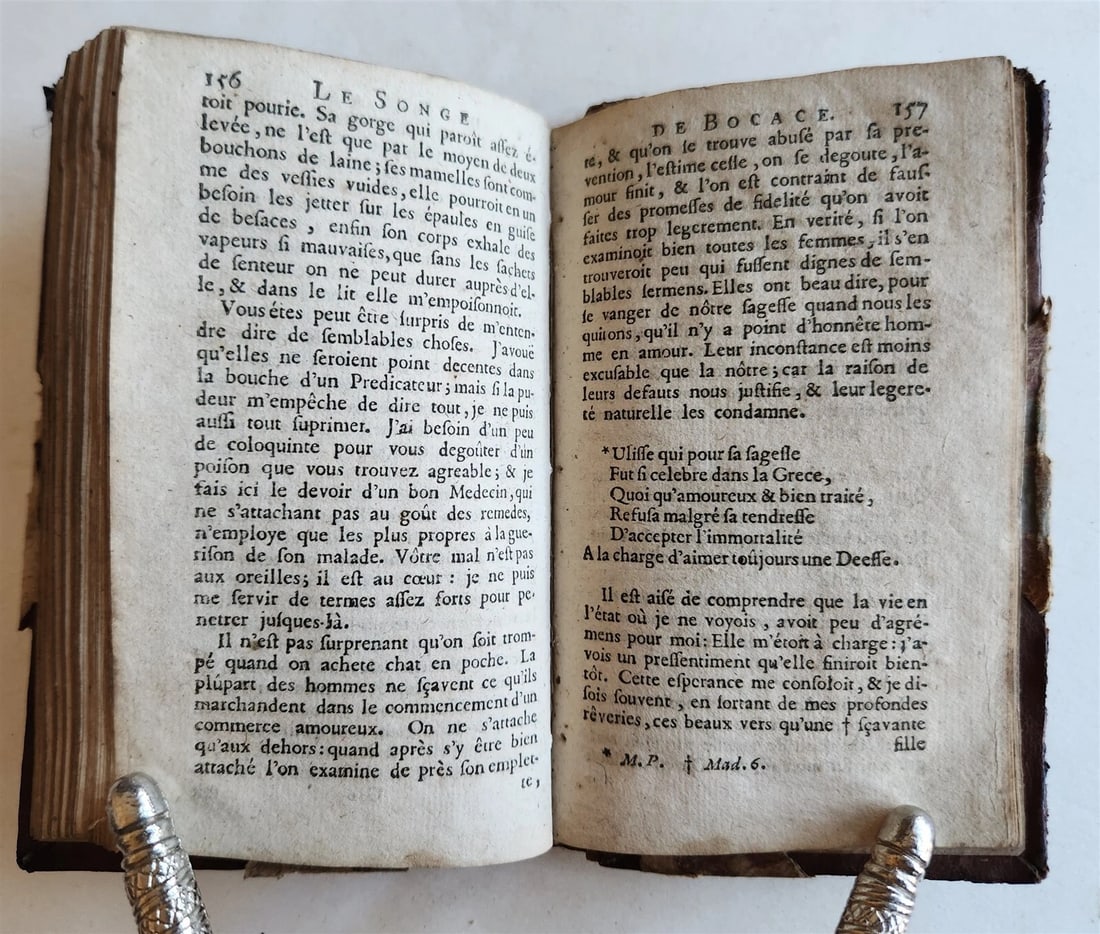 1703 BOCCACCIO Le Songe de Bocace antique in French - 6
