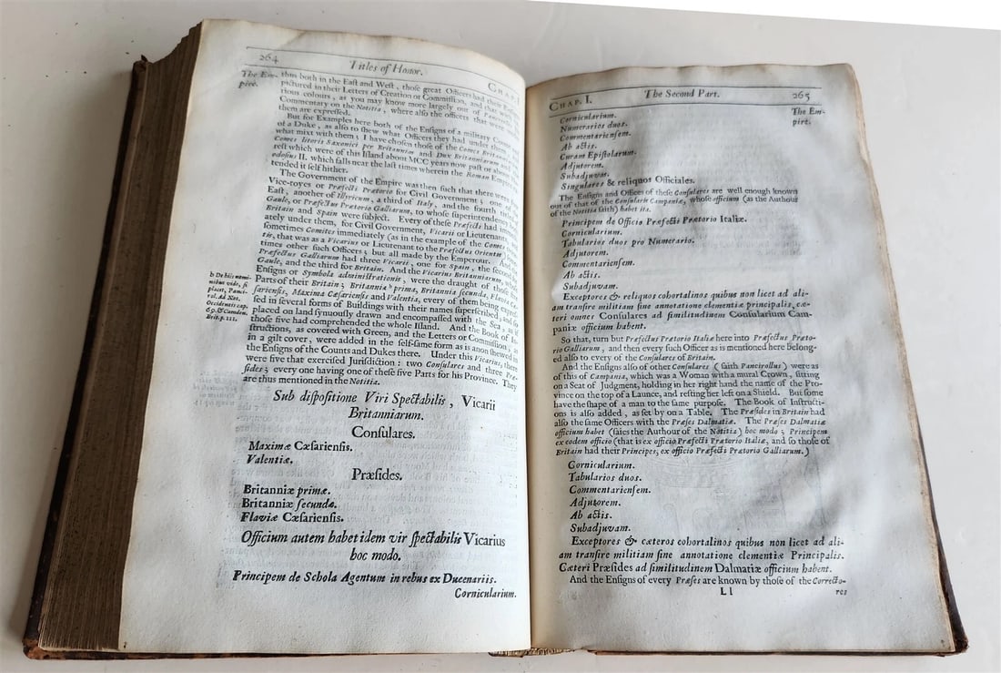 1672 TITLES of HONOR by JOHN SELDEN ILLUSTRATED antique FOLIO in ENGLISH - 17